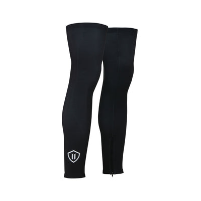 Cycling Leg Warmers - Unisex (Black) - vellow bike apparel